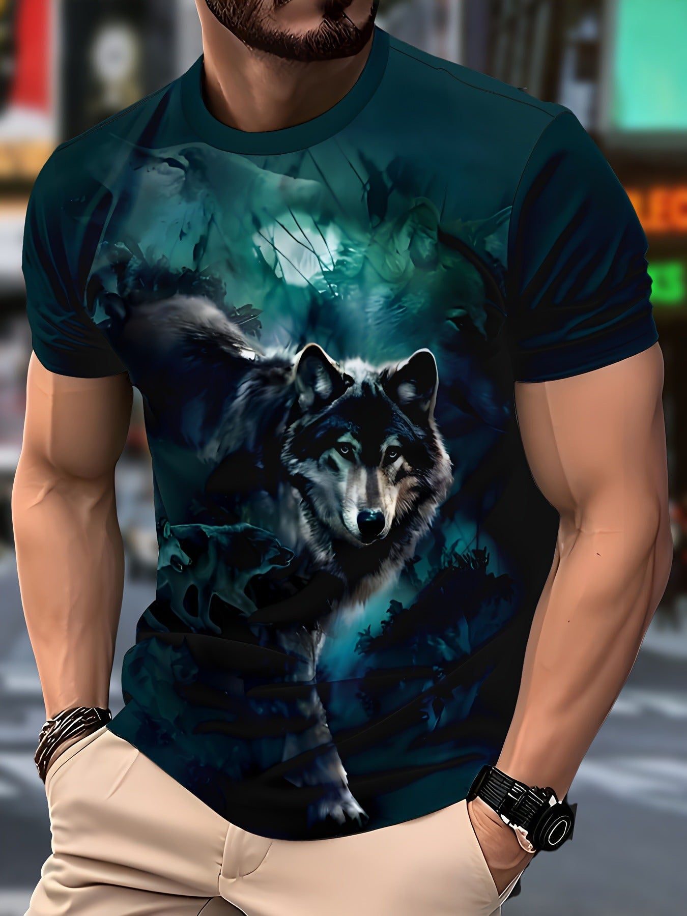 Mens Casual Stylish And Minimalist Summer Short-sleeve Shirt