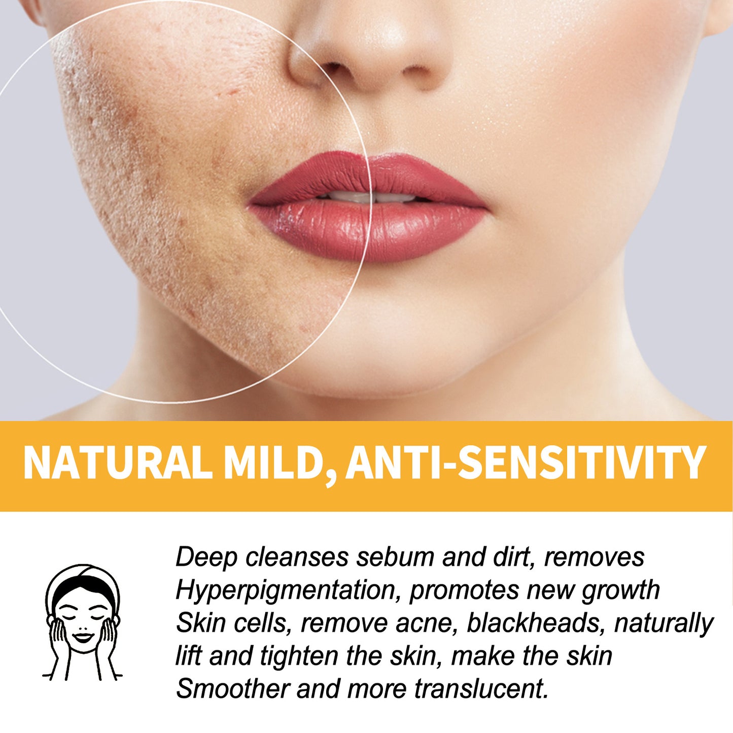 Honey Tearing Mask Nourishing Moisturizing Acne Skin Blackhead Removal Fading Wrinkle Firming