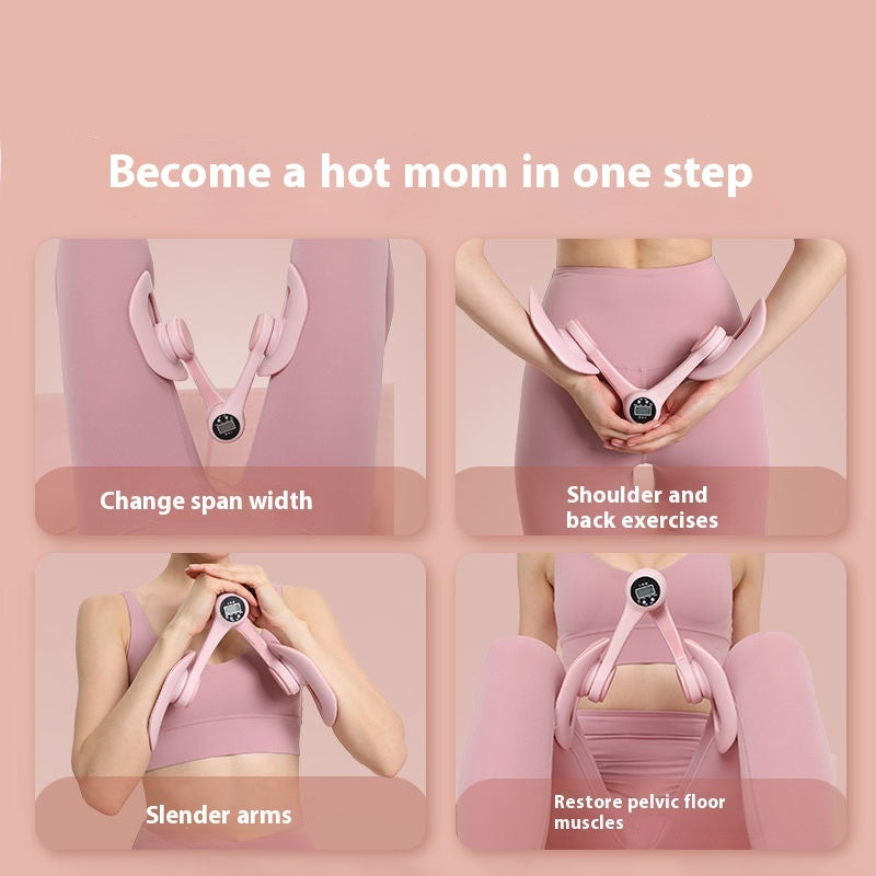 SmartFit Adjustable Thigh Trainer with LCD Counter