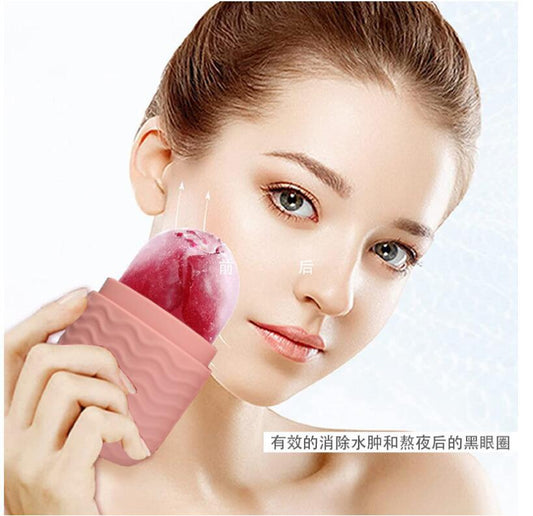 Instant Glow Facial Ice Roller – Depuff & Refresh in Seconds