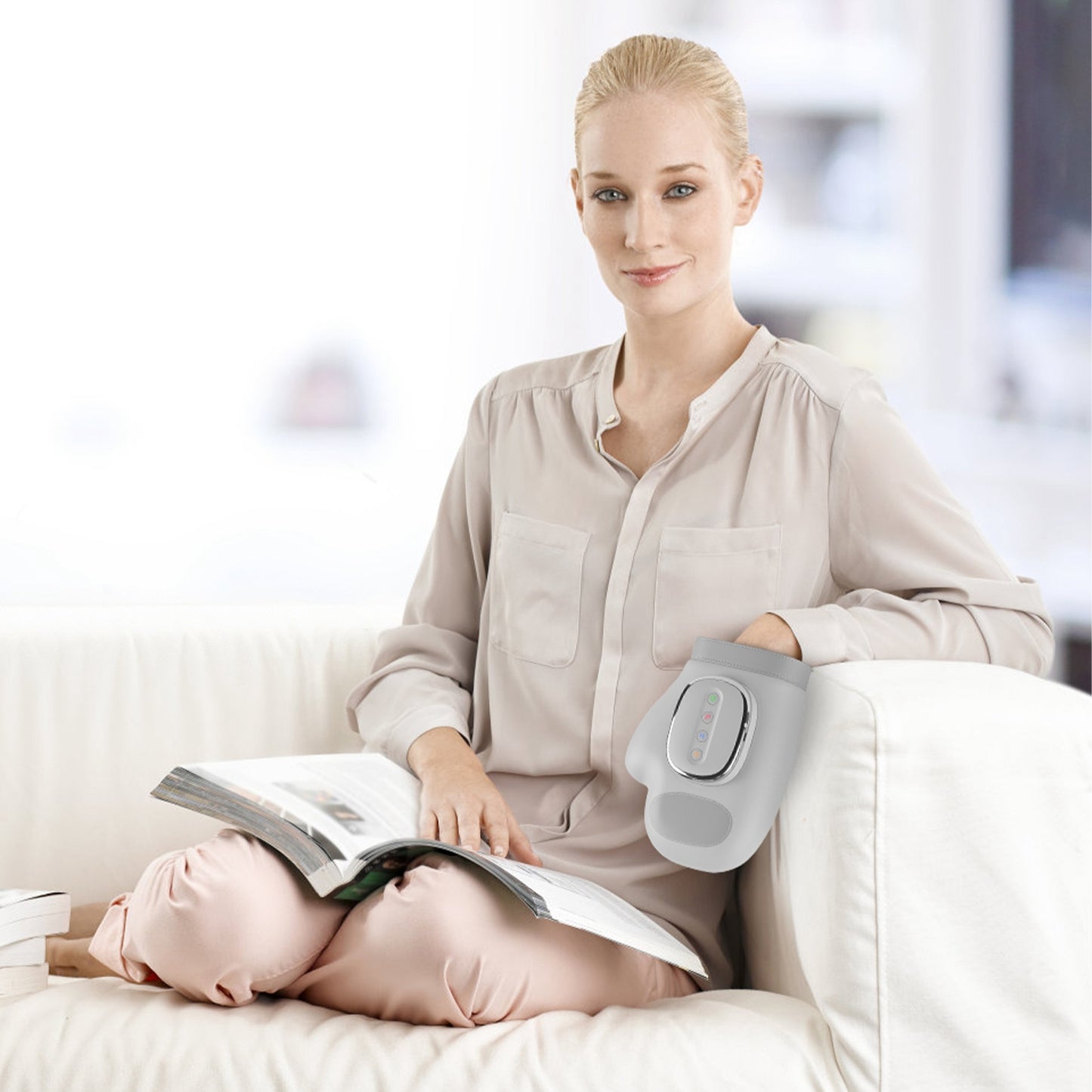 ReliefPro Cordless Hand Massager with Heat