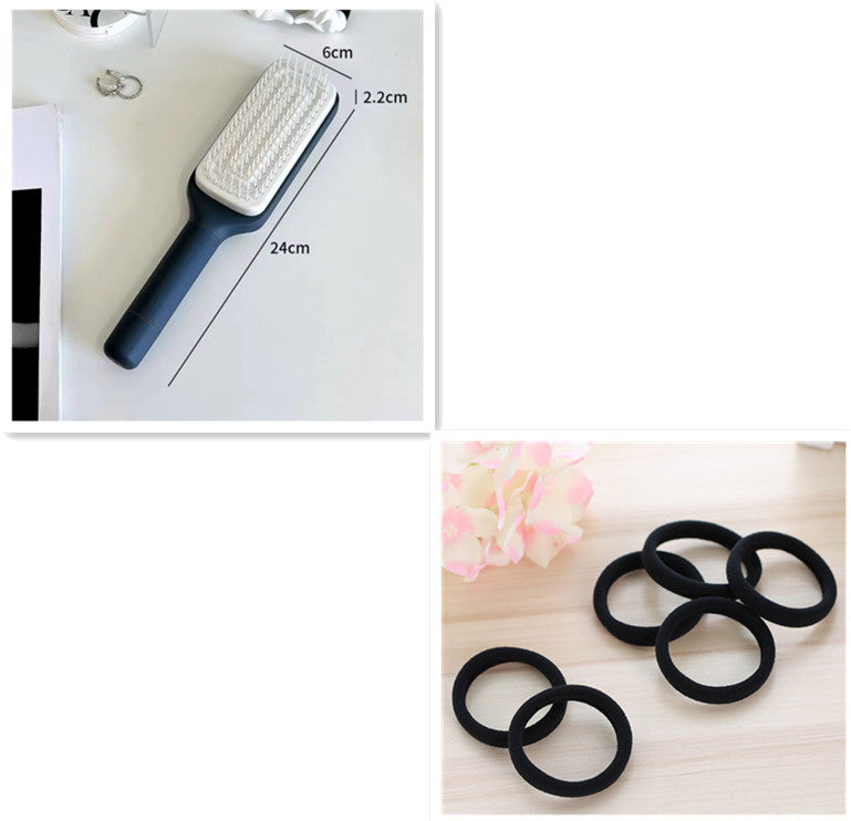 4-in-1 Self-Cleaning Hair Brush – One-Click Easy Hair Removal