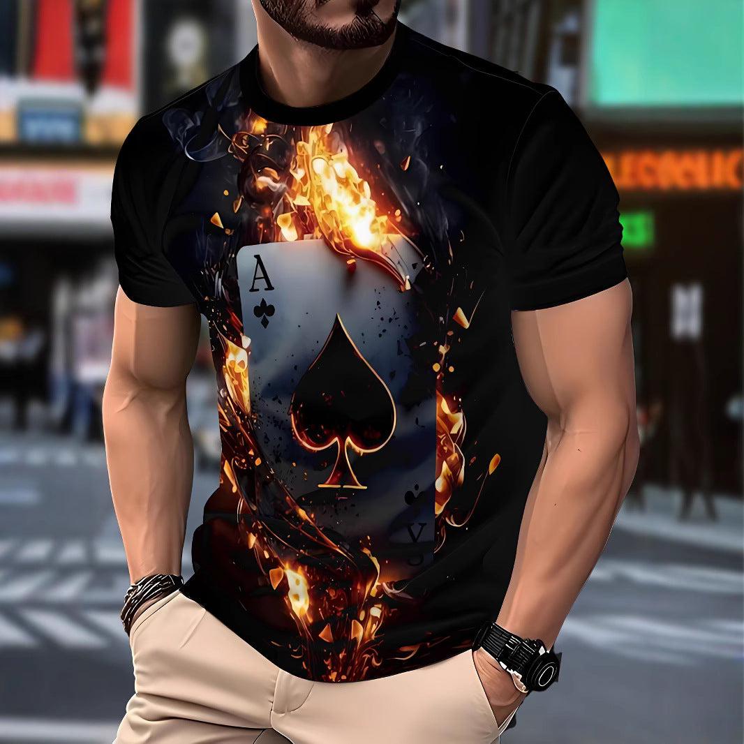 Mens Casual Stylish And Minimalist Summer Short-sleeve Shirt