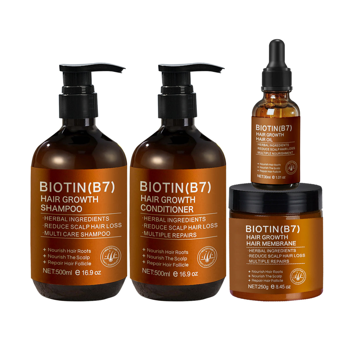 BiotinBoost™ Anti-Hair Loss & Dandruff Control Shampoo