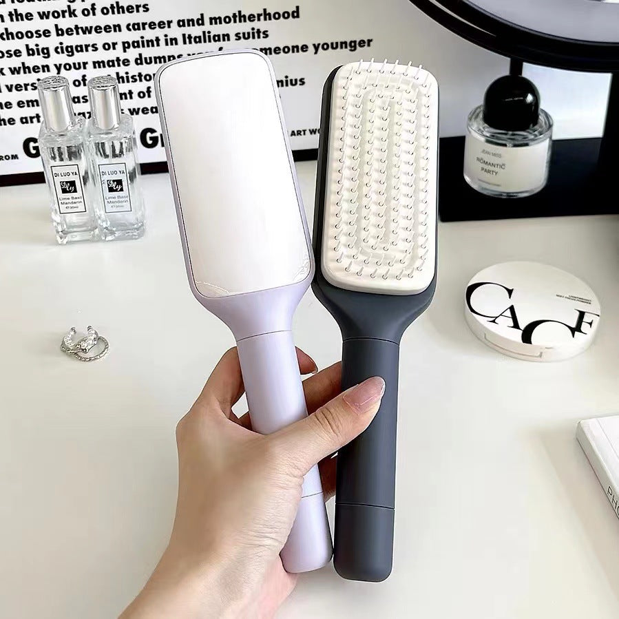 4-in-1 Self-Cleaning Hair Brush – One-Click Easy Hair Removal