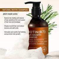 Biotin Anti-hair Loss Anti-dandruff Oil Control Nourishing Shampoo