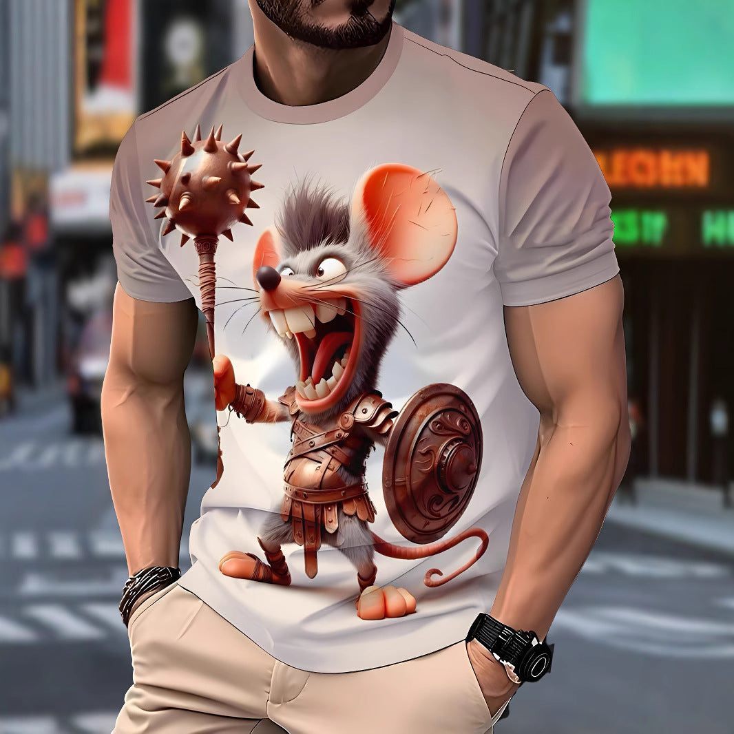 Mens Casual Stylish And Minimalist Summer Short-sleeve Shirt