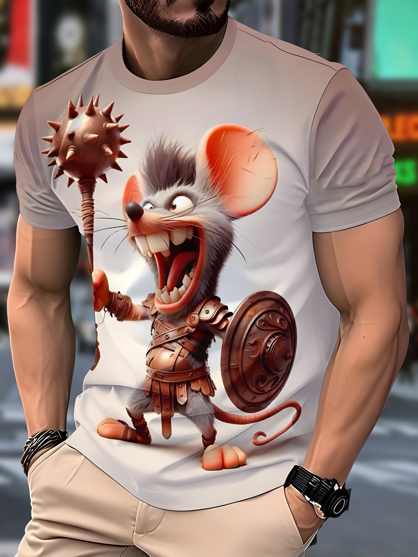 Mens Casual Stylish And Minimalist Summer Short-sleeve Shirt